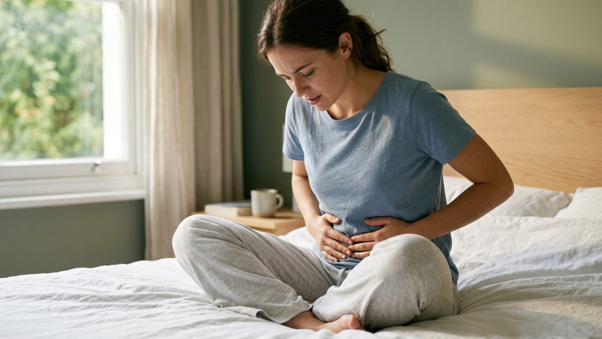 子宮内膜症でお腹がぽっこりする原因は？脂肪との違いと見分け方、受診の目安